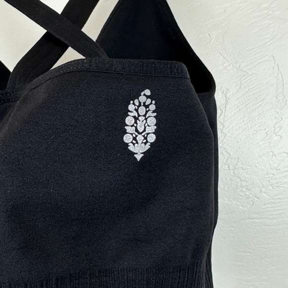 Free People Movement Black Good Karma Crop Tank Top XS/S - Picture 7 of 8